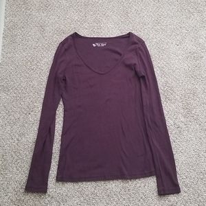 Vintage Victoria Secret Purple Long Sleeved Shirt Size Small